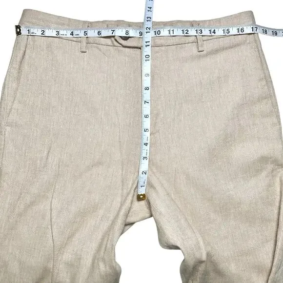 Banana Republic FactoryMenLinen Blend Slim Tailored Fit Trousers33x32